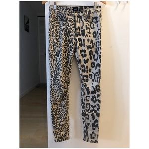 Hudson Leopard Print Jeans